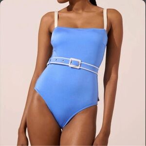 Paolita one piece belted swimsuit